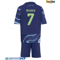 Maglie da calcio Ajax Raul Moro #7 Seconda Maglia Bambino 2025-26 Manica Corta + Pantaloni corti)